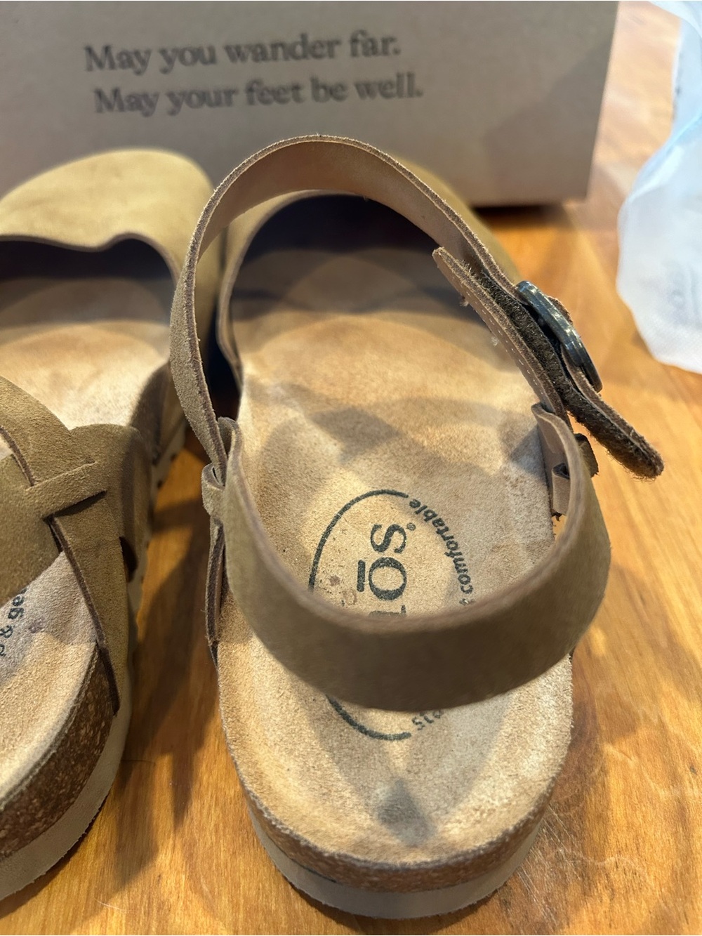Taos Footwear Culture Suede Mary Jane Sandals/Loafers - Picture 5 of 5